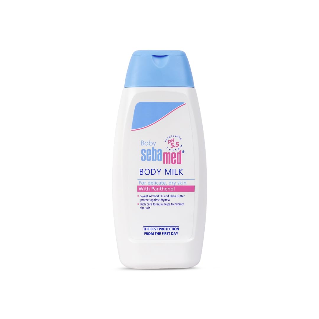Sebamed Baby Body Milk Lotion|Ph 5.5|Ideal For Dry Skin|Daily Moisturisation|100 Ml