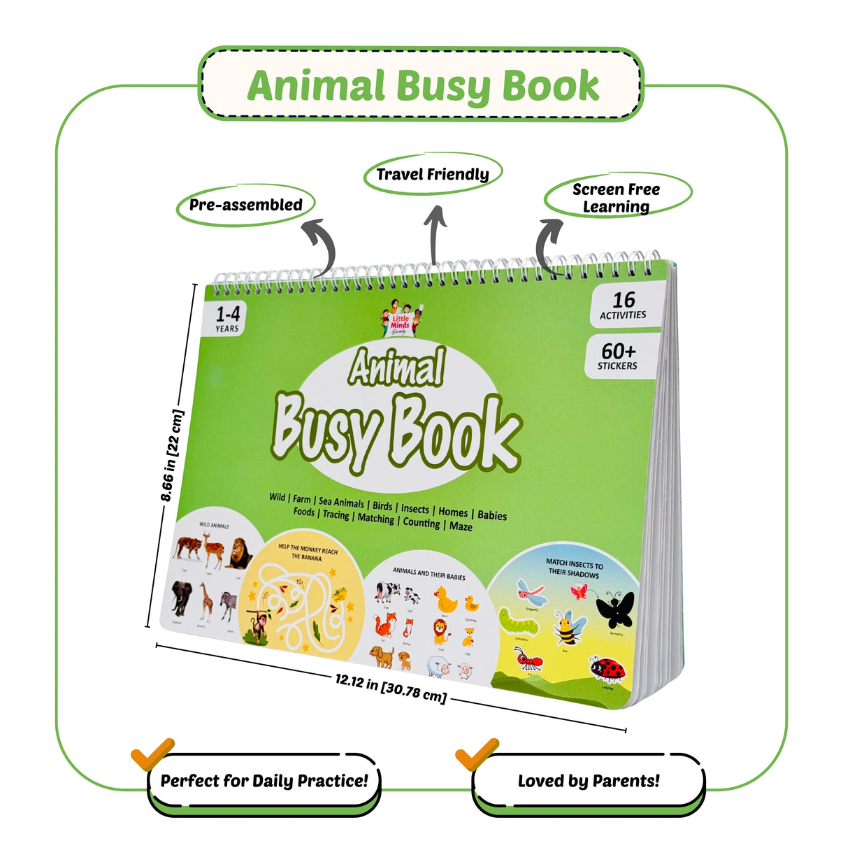 Animal Busy Book