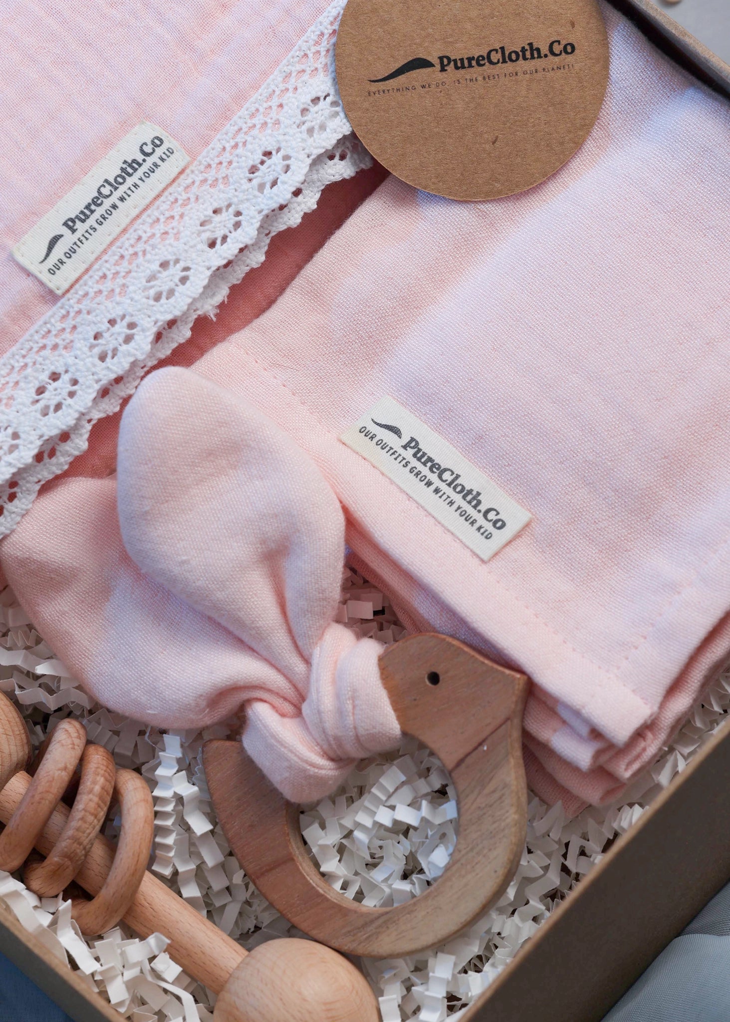 Gift Hamper for Newborn | The Little Nest Bundle | Pink