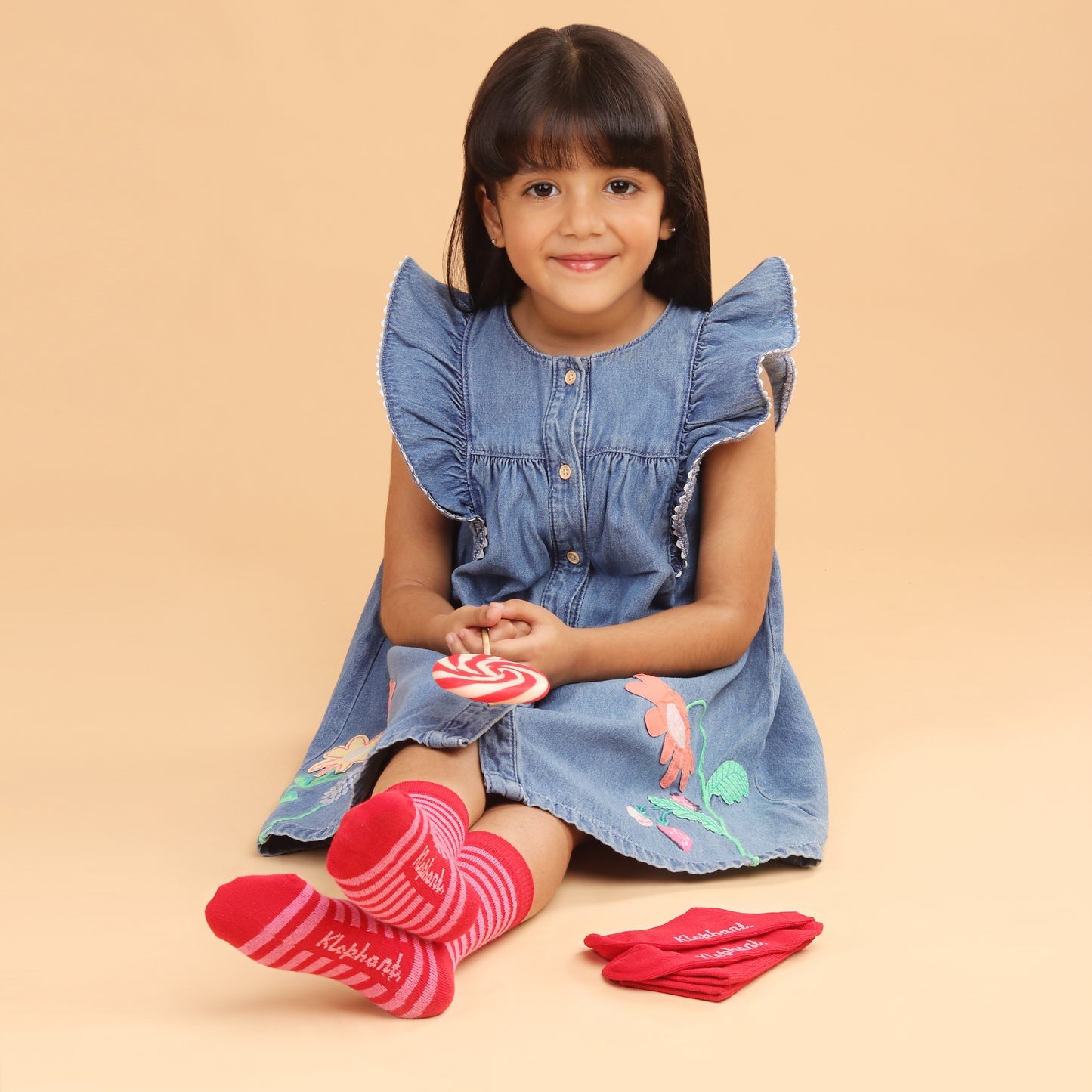 Strawberry Swirl Socks