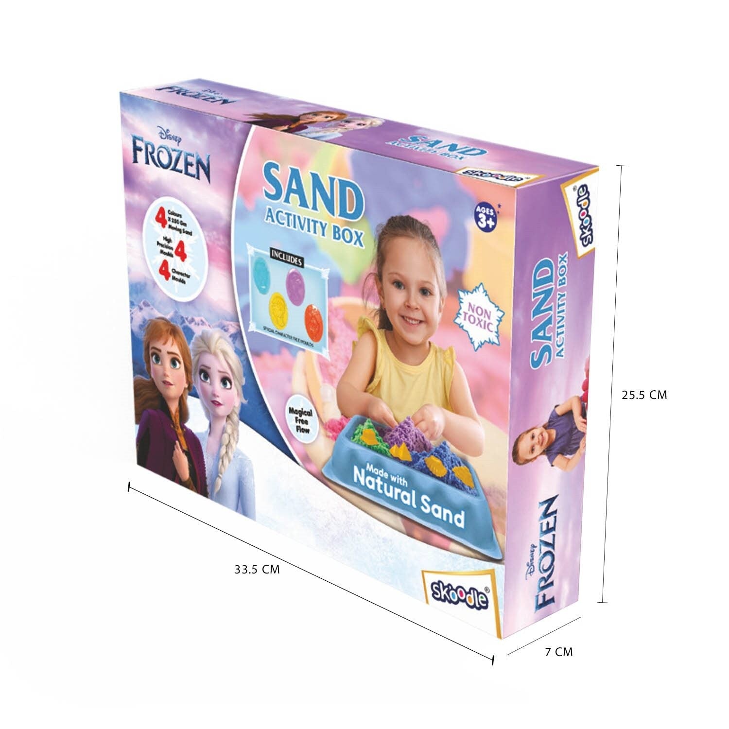 Disney Frozen Sand Activity Box - Creative Sand Play & Moulding Set