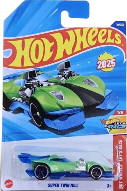 Hot Wheels Super Twin Mill [Green & Blue] Let's Race 1/5