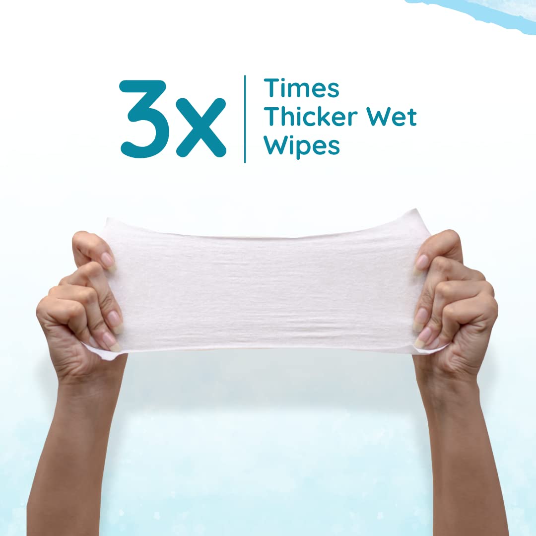 Mother Sparsh Water Wipes Pack Of 2 (72 Sheets Each)