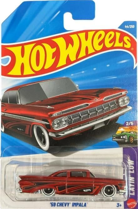 Hot Wheels '59 Chevy Impala [Red] 2/5, 44/250