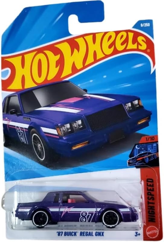 Hot Wheels '87 Buick Regal GNX Treasure Hunt! [Purple] Night Speed 1/10, 9/250
