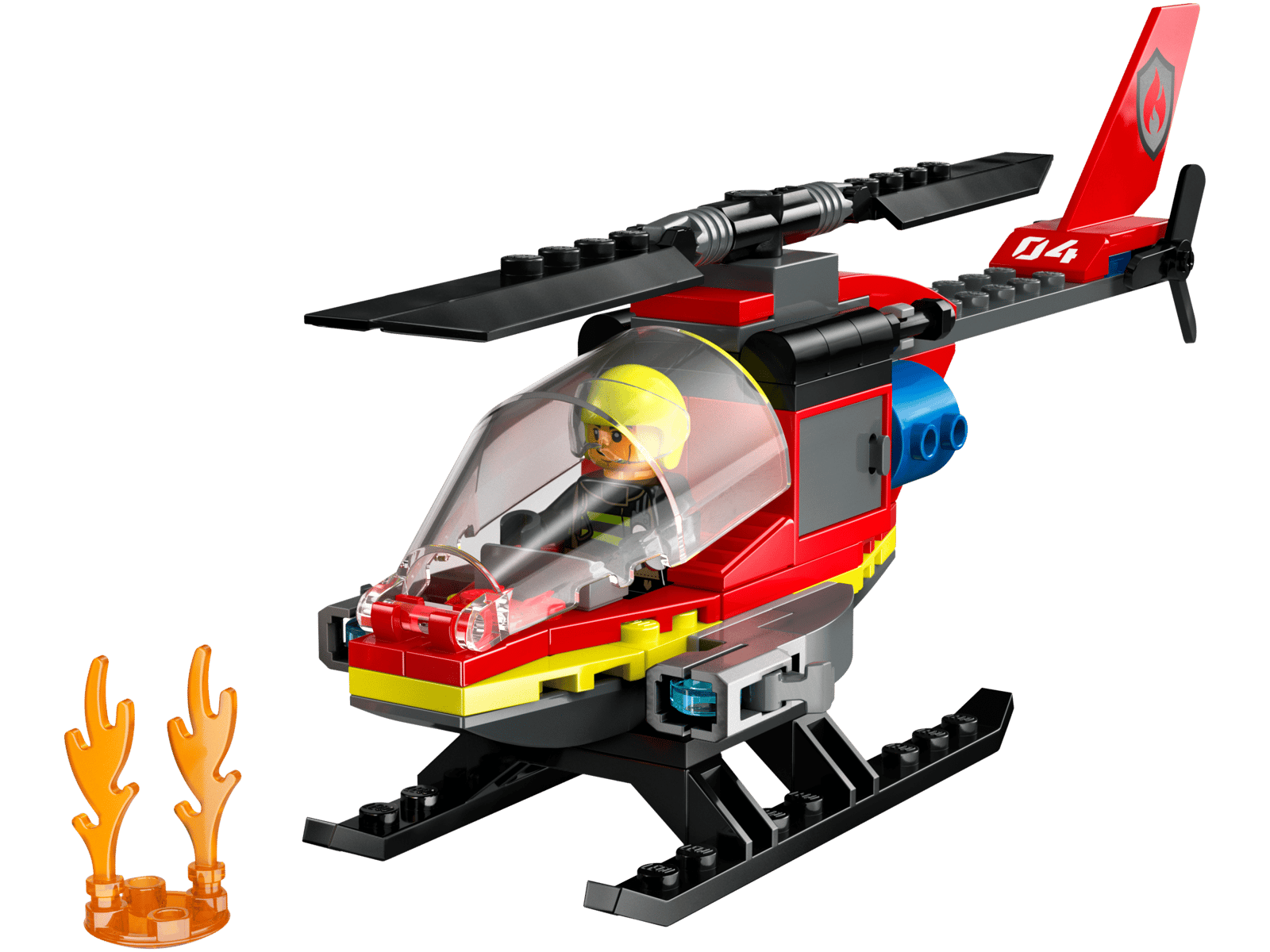 Lego Fire Rescue Helicopter