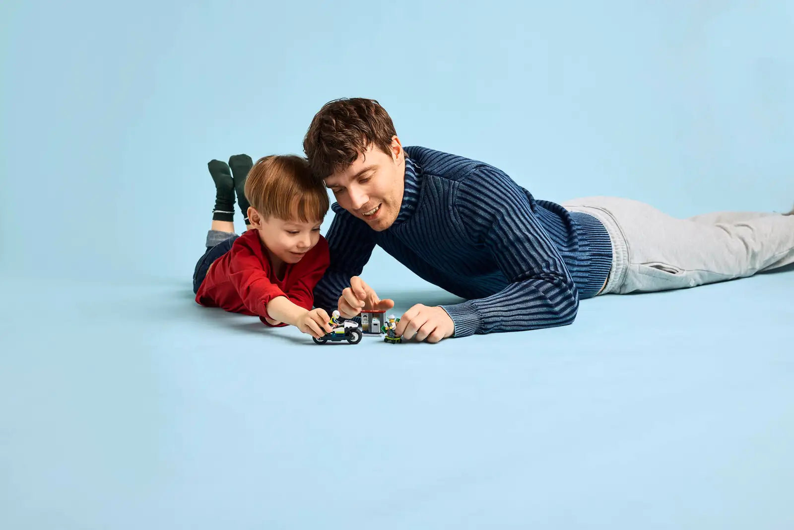 Lego Police Motorcycle Chase