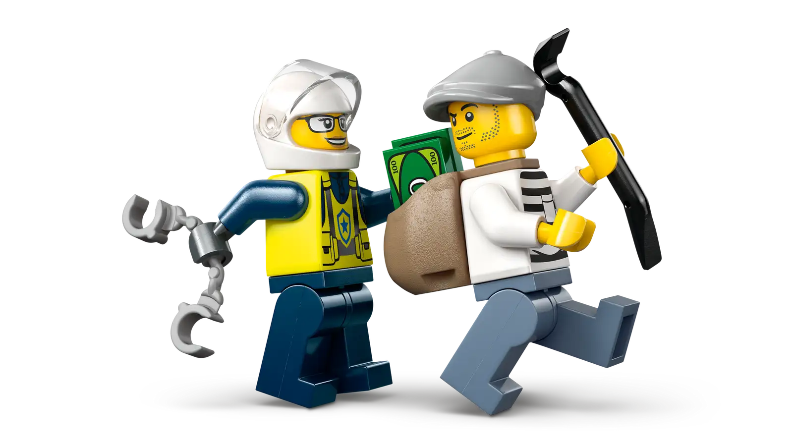 Lego Police Motorcycle Chase