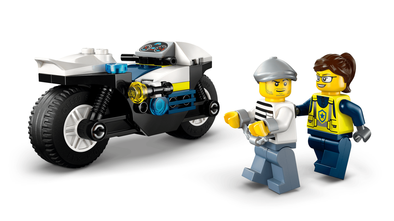 Lego Police Motorcycle Chase