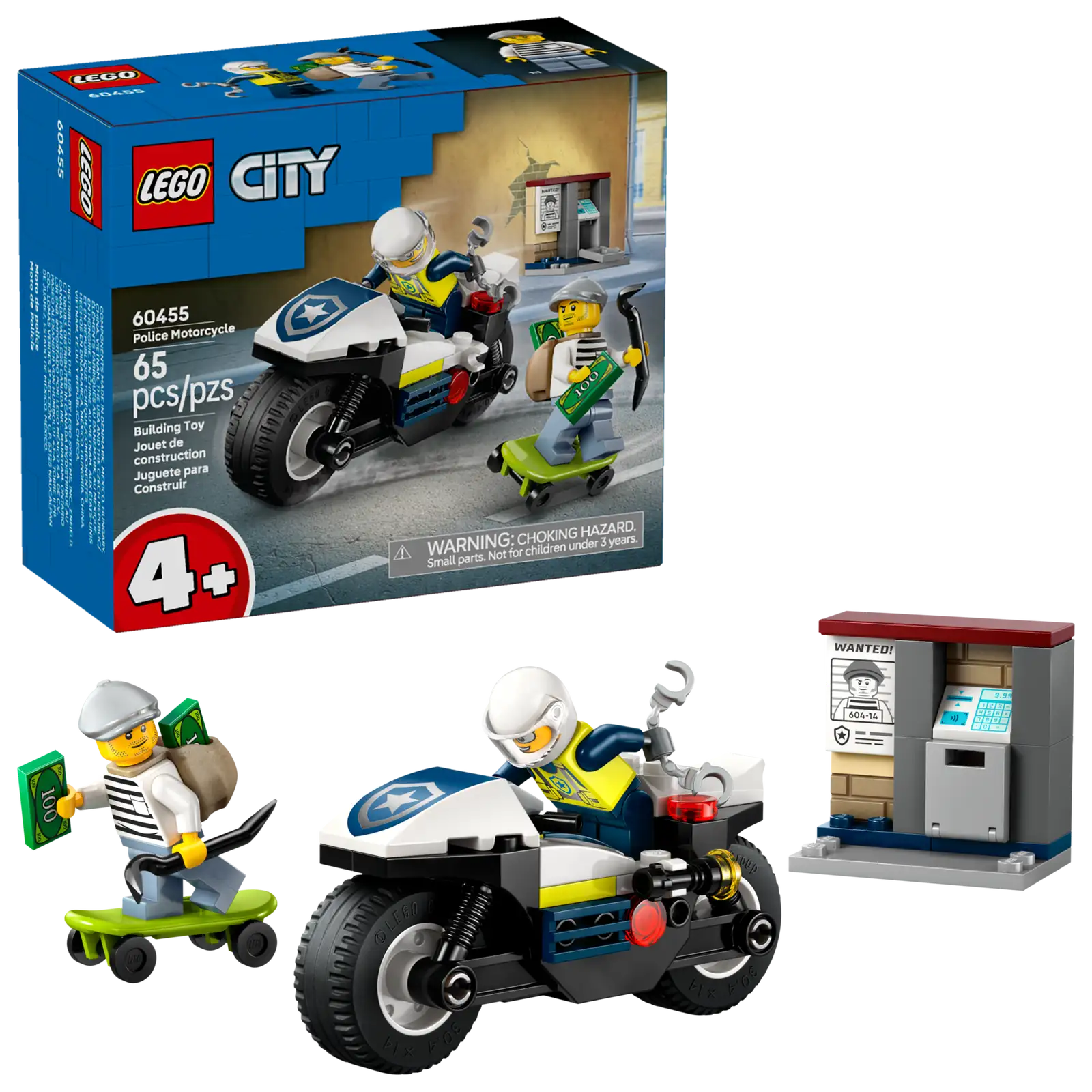Lego Police Motorcycle Chase