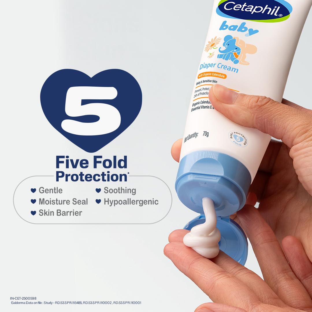Cetaphil Baby Diaper Rash Cream with Organic Calendula 70 g