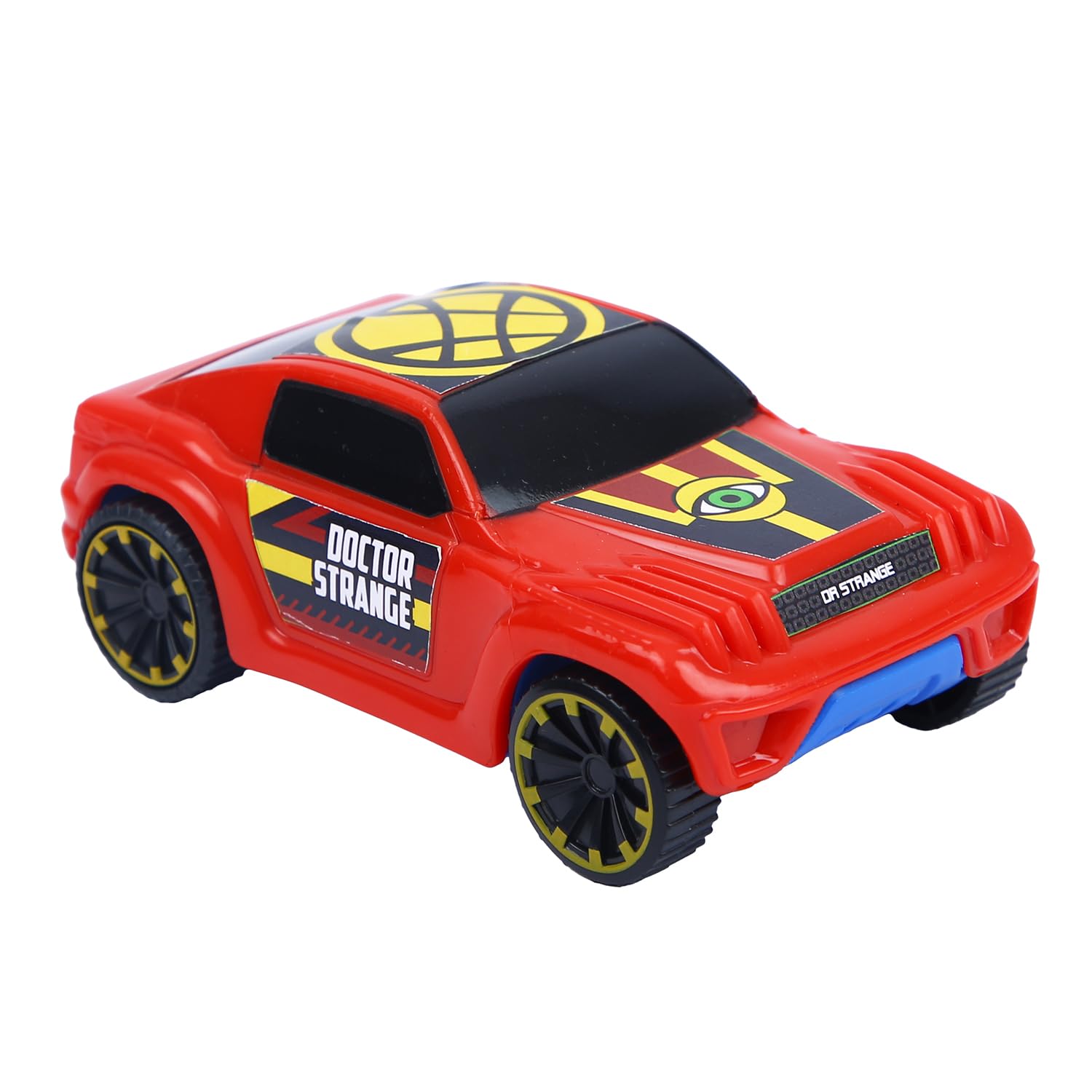 SKOODLE Marvel Dr. Strange Edition - Pull-Back Hyper Car for Kids, Marvel Inspired Toy Cars with Sturdy and Long-Lasting Construction, Enhances Motor Skills and Fun Vehicle Toy for Gifting - Red