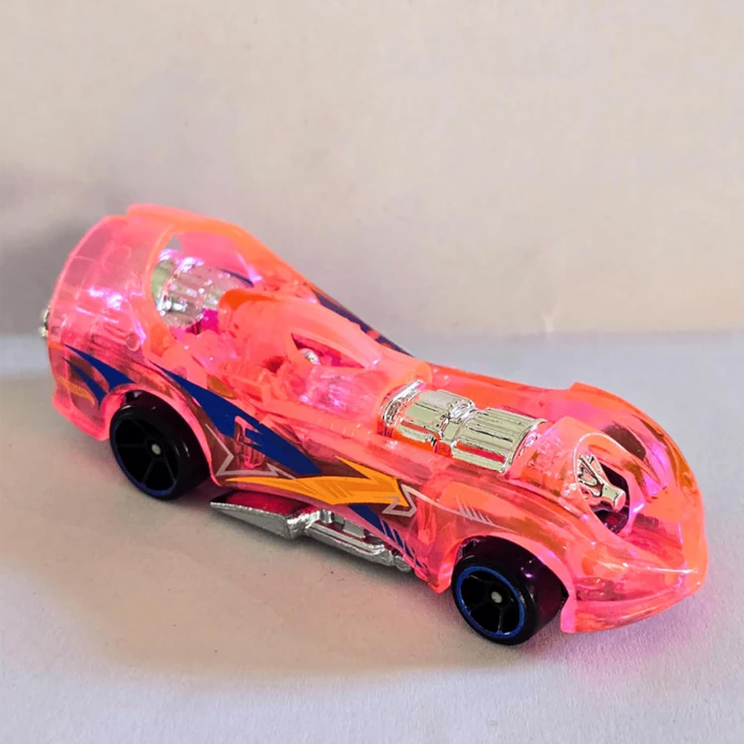 Pampam Toys Licensed Diecast Toy Car, Metal Scale Model, HW X RAYCERS Power Rocket, Miniature Car for Kids and Collectors