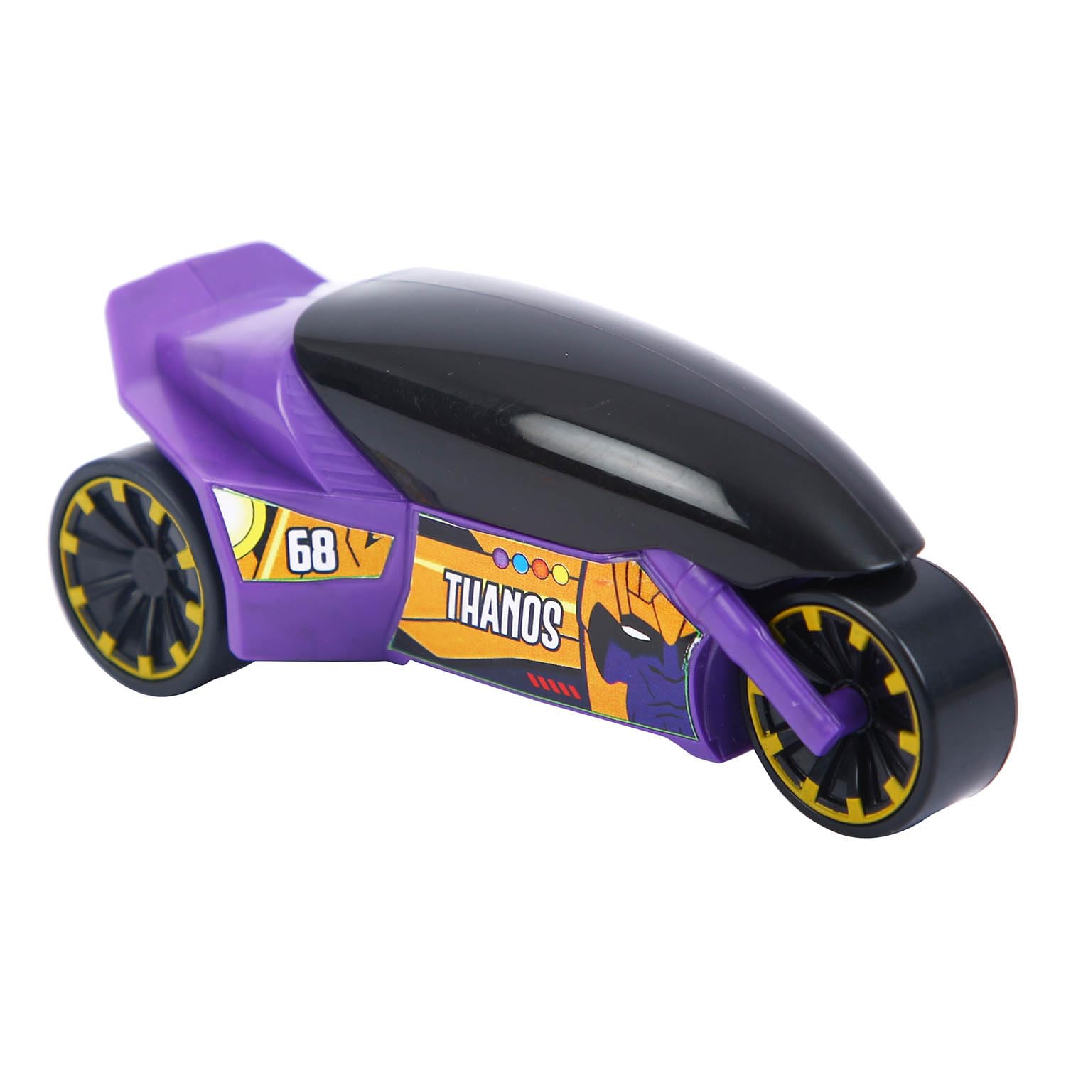 Thanos Motorcycles, Marvel Inspired Toy Bikes with Sturdy and Long-Lasting Construction, Enhances Motor Skills and Fun Vehicle Toy for Gift - Purple