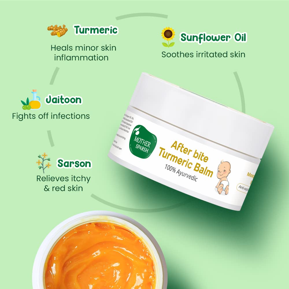 Mother Sparsh Baby After Bite Turmeric Balm - 25 Gm
