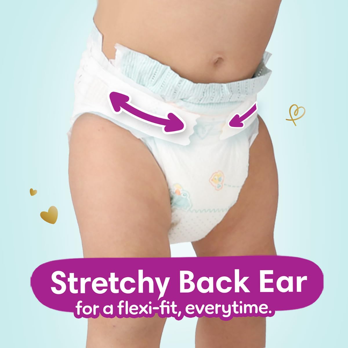 Pamper Daiper, Taped Style, Small (92 Pcs)