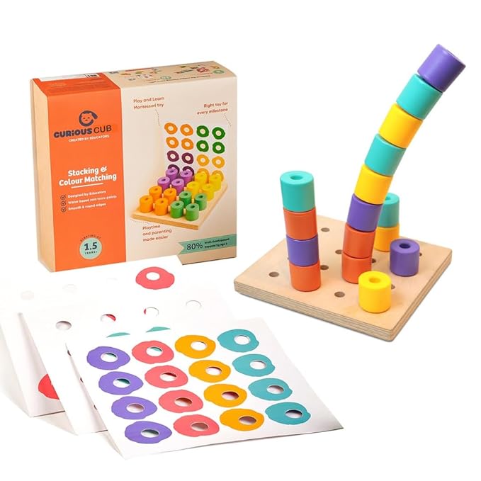 Shape & Colour Matching Peg Board
