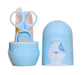4-In-1 Grooming Kit/Manicure Kit For Babies/Infants/Toddler With Scissors, Nail Clipper, Filer, Tweezer