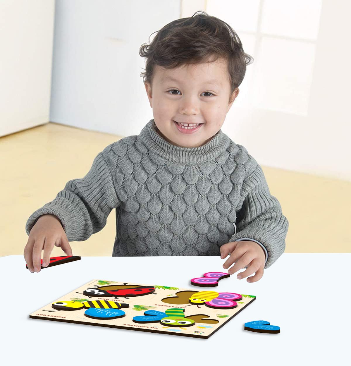 Webby Wooden Insects 3D Puzzle