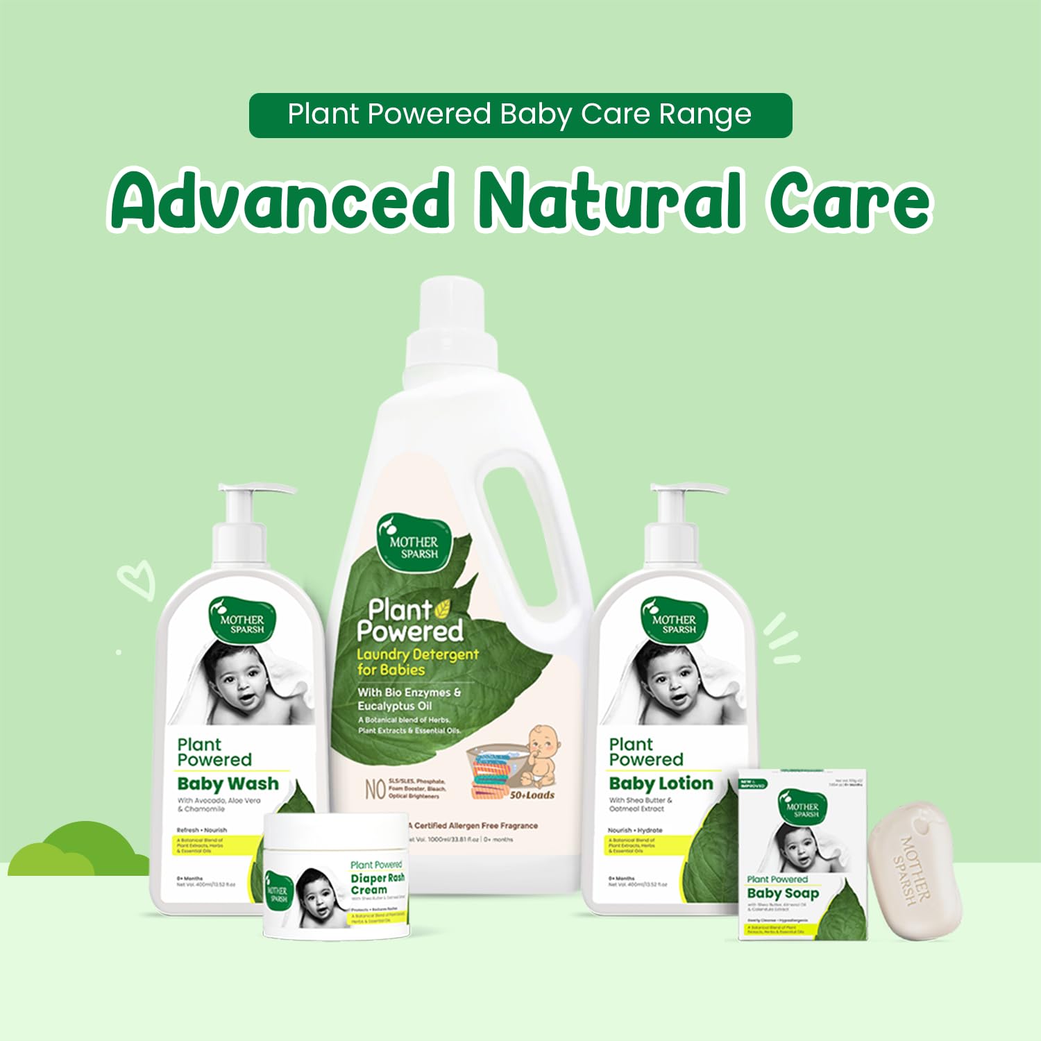Mother Sparsh Plant Powered Baby Laundry Detergent