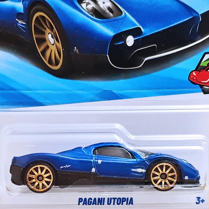 Hot Wheels 2025 Pagani Utopia Peak Pursuit Ages 3 and Up 225/250 (Blue)