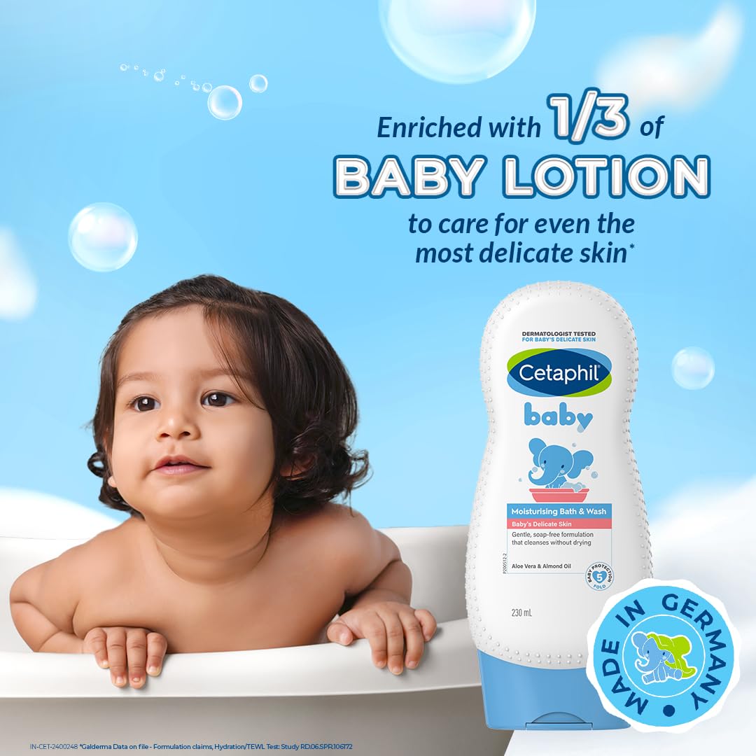 Cetaphil Baby Moisturising Bath & Wash 230 ml