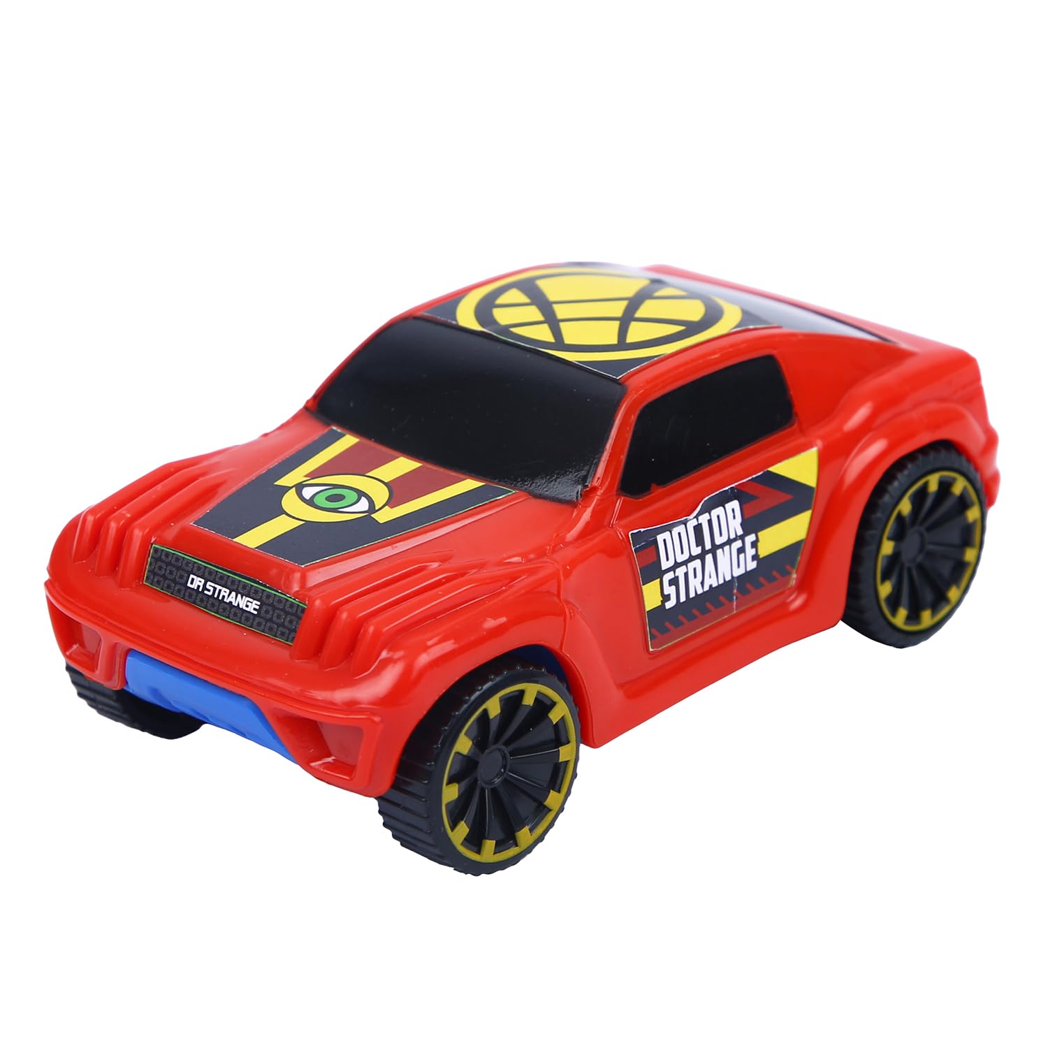 SKOODLE Marvel Dr. Strange Edition - Pull-Back Hyper Car for Kids, Marvel Inspired Toy Cars with Sturdy and Long-Lasting Construction, Enhances Motor Skills and Fun Vehicle Toy for Gifting - Red