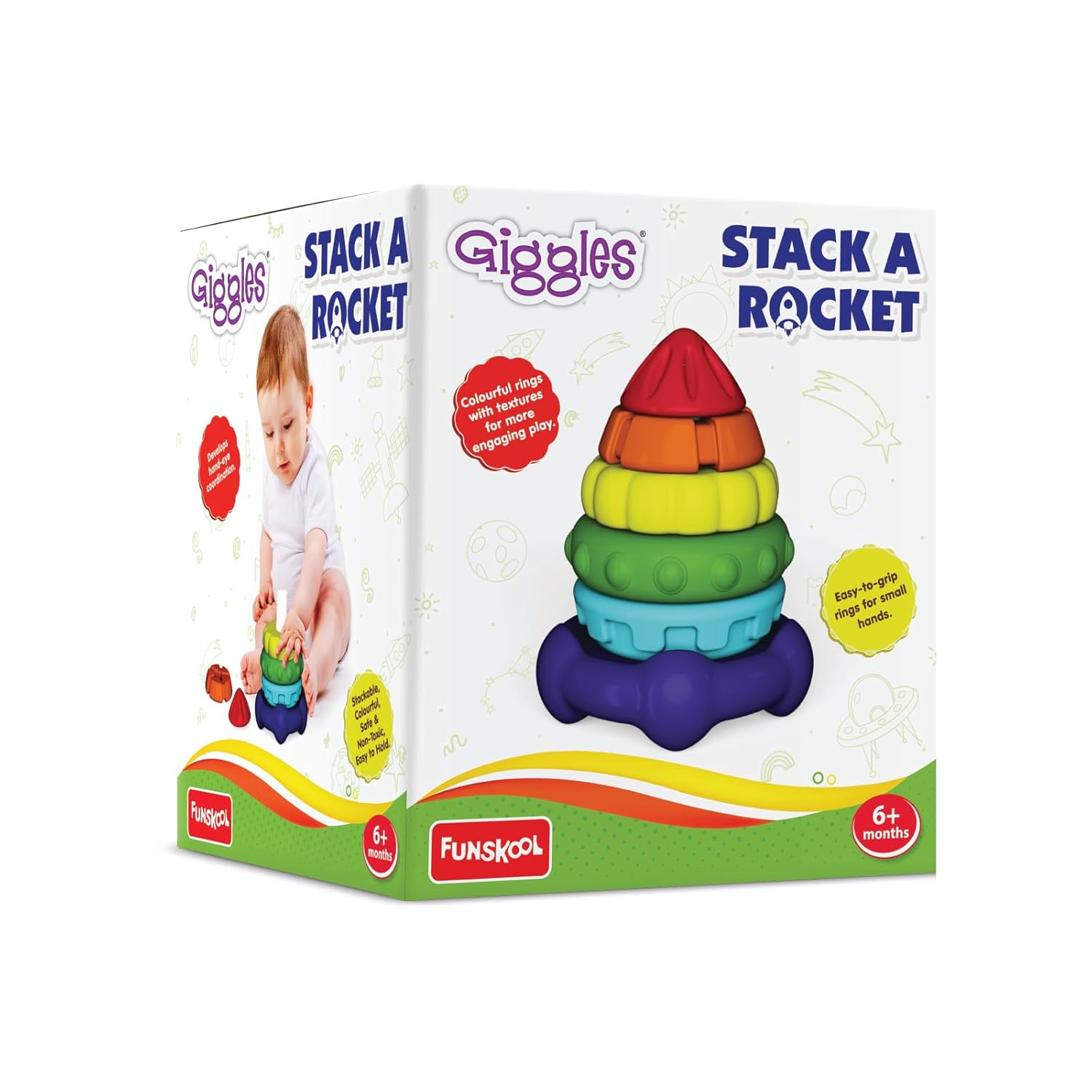 Funskool Giggles Stack a Rocket