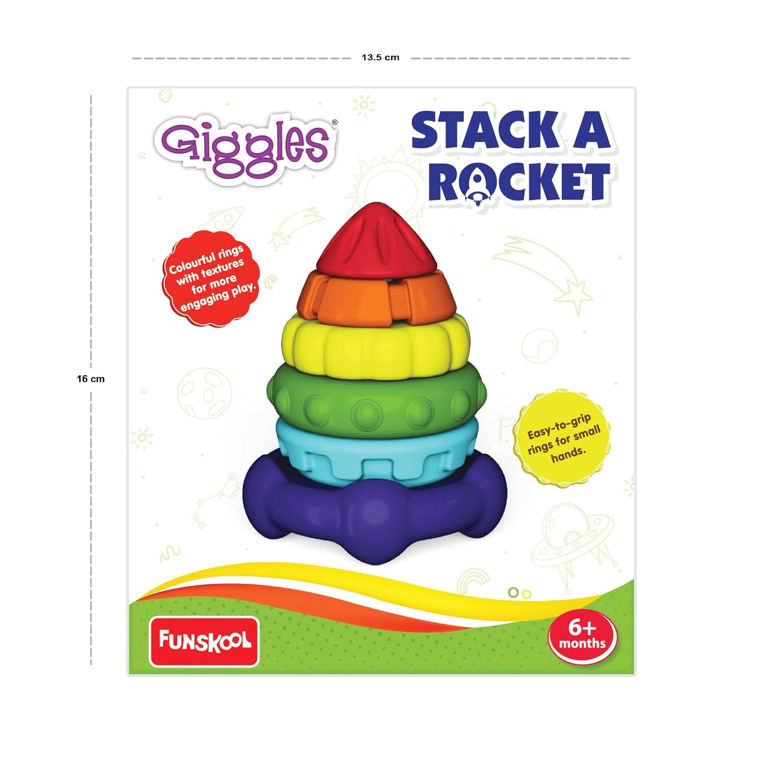 Funskool Giggles Stack a Rocket