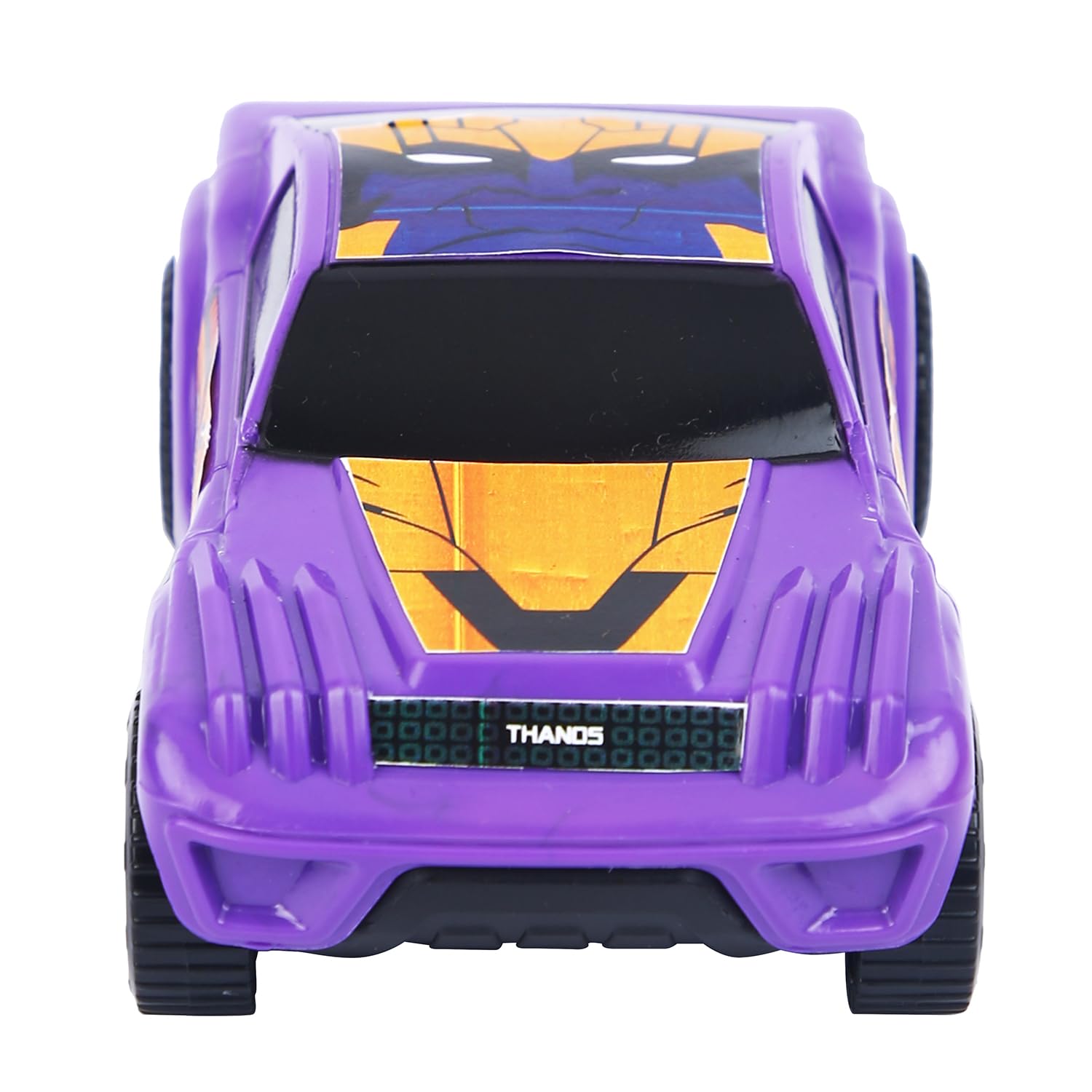 SKOODLE Kid Marvel Pull-Back SUV - Thanos Edition, Marvel Inspired Toy Bikes with Sturdy and Long-Lasting Construction, Enhances Motor Skills and Fun Vehicle Toy for Gifting - Purple