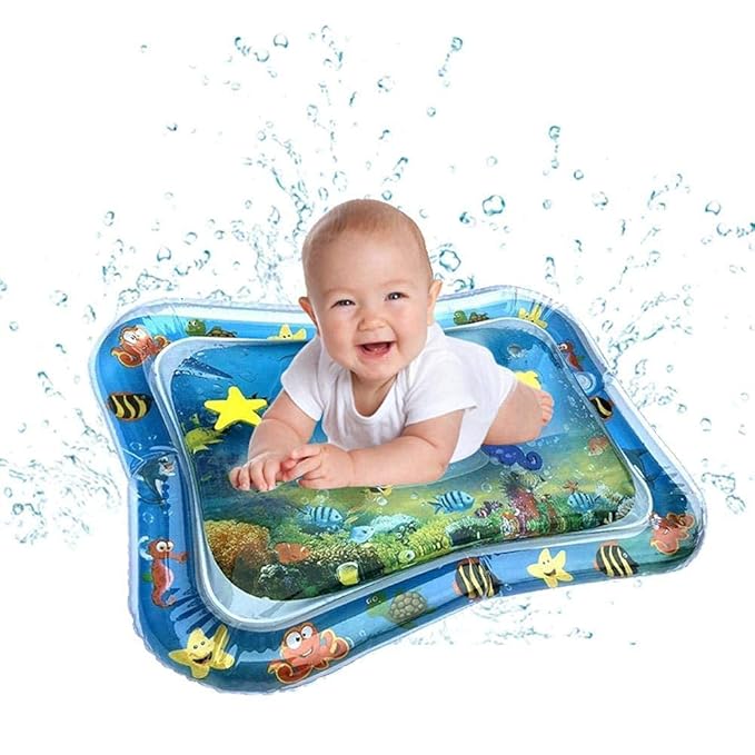Inflatable Baby Slapped Pad Toy Tummy Time Floor Cushion Fun Activity Play Center Indoor Outdoor Water Play Mat for Baby