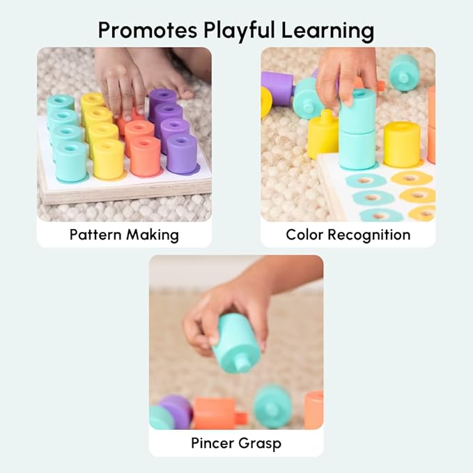 Shape & Colour Matching Peg Board