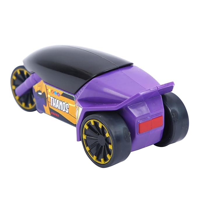 Thanos Motorcycles, Marvel Inspired Toy Bikes with Sturdy and Long-Lasting Construction, Enhances Motor Skills and Fun Vehicle Toy for Gift - Purple