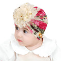 Kid's Cotton Beanie Cap With Big Bow
