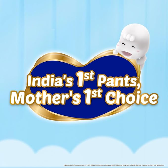 Mamypoko Pants Extra Absorb Baby Diapers, New Born (Nb Size) | 0-5 Kg | 52 Count