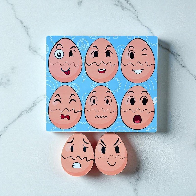 Emotion Eggs – Mix & Match Faces Puzzle