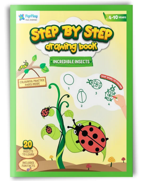 Step-By-Step Drawing Book - Incredible Insect