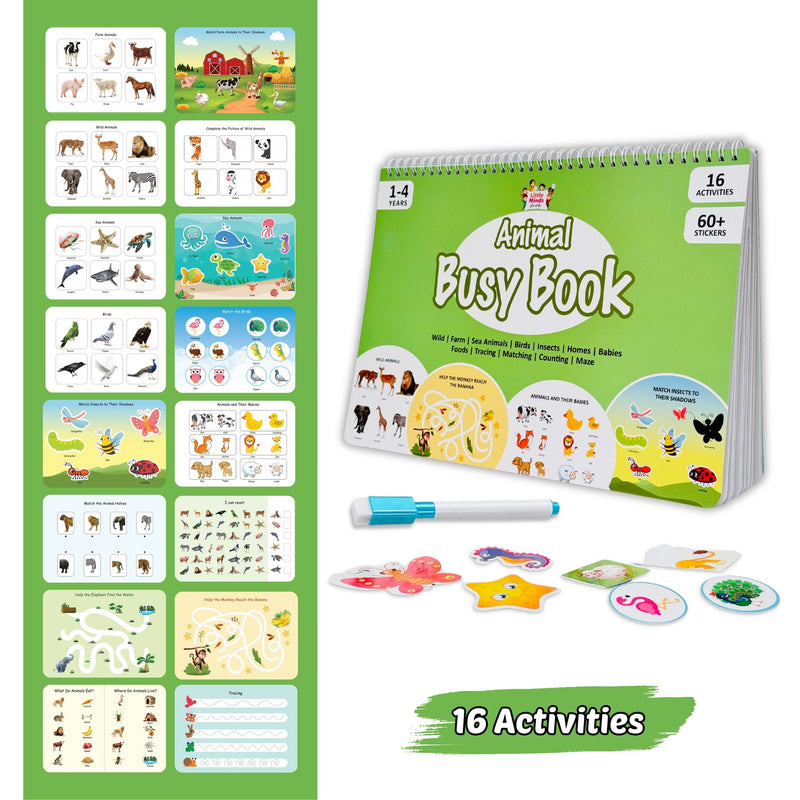 Animal Busy Book