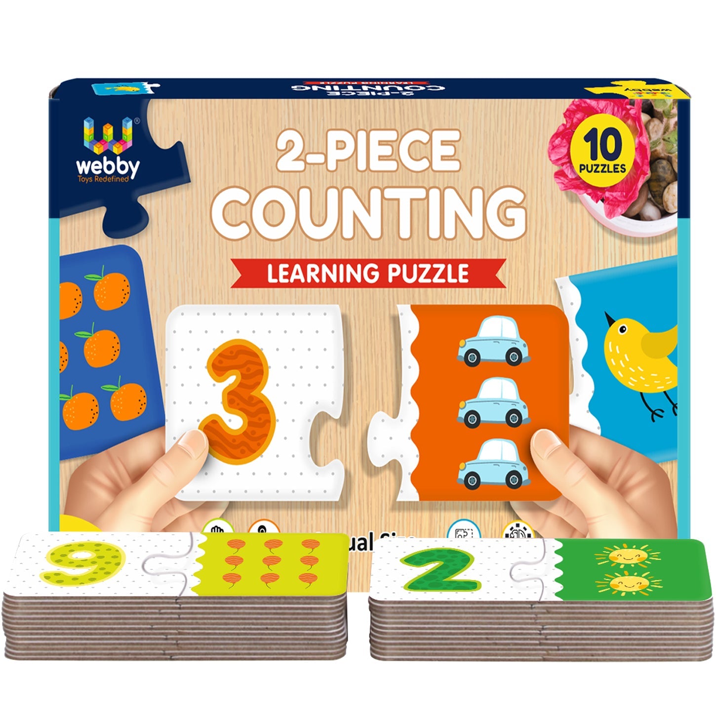 Webby Counting 2 Pieces Learning Pack Jigsaw Puzzle