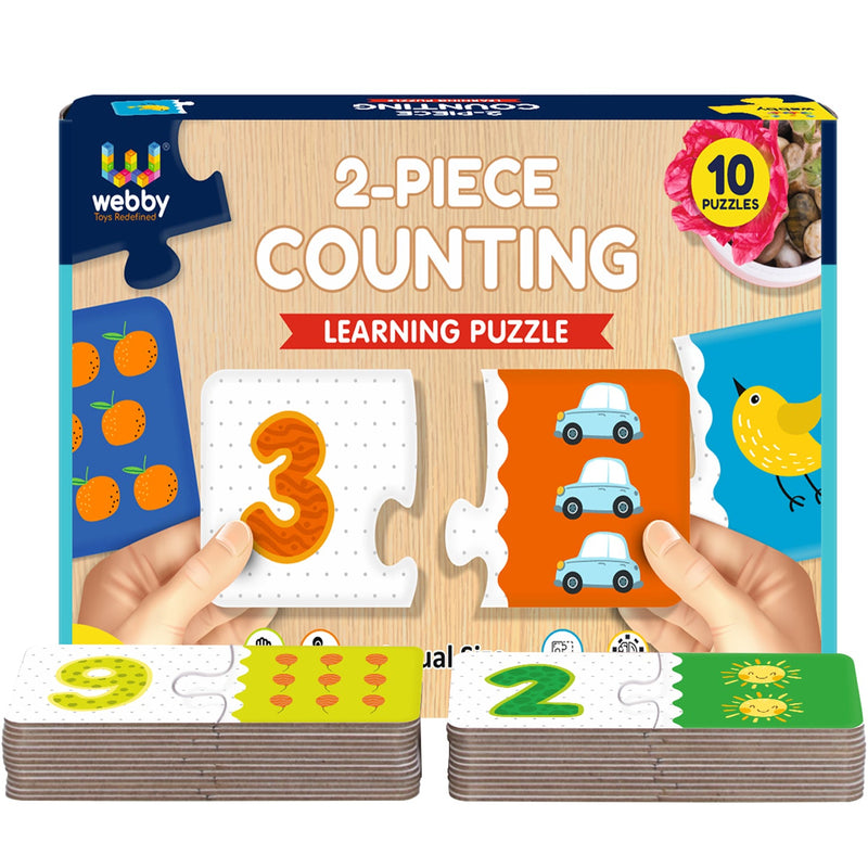 Webby Counting 2 Pieces Learning Pack Jigsaw Puzzle