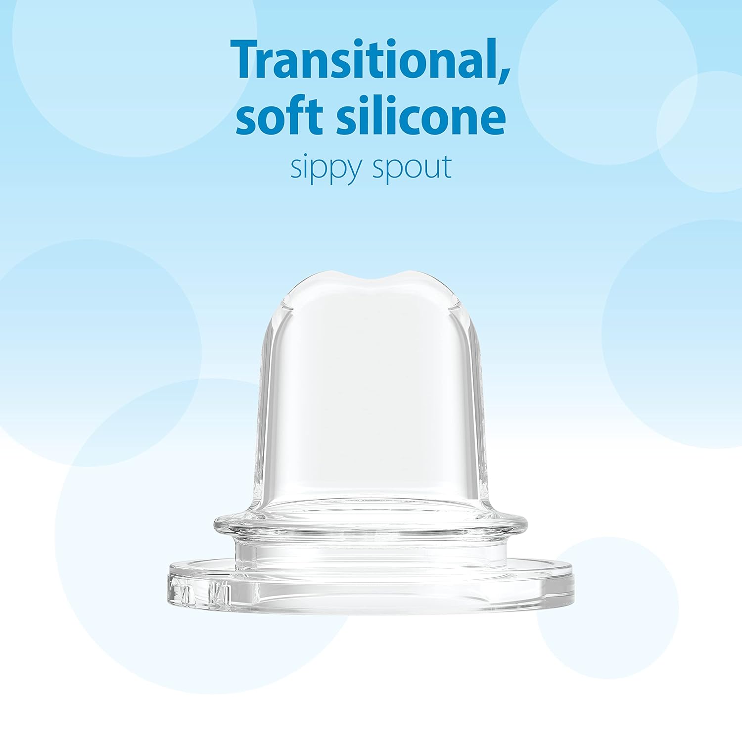 Dr. Brown's Options+ Sippy Spout Baby Bottle with 100% Silicon (Pack of 1, Pink)