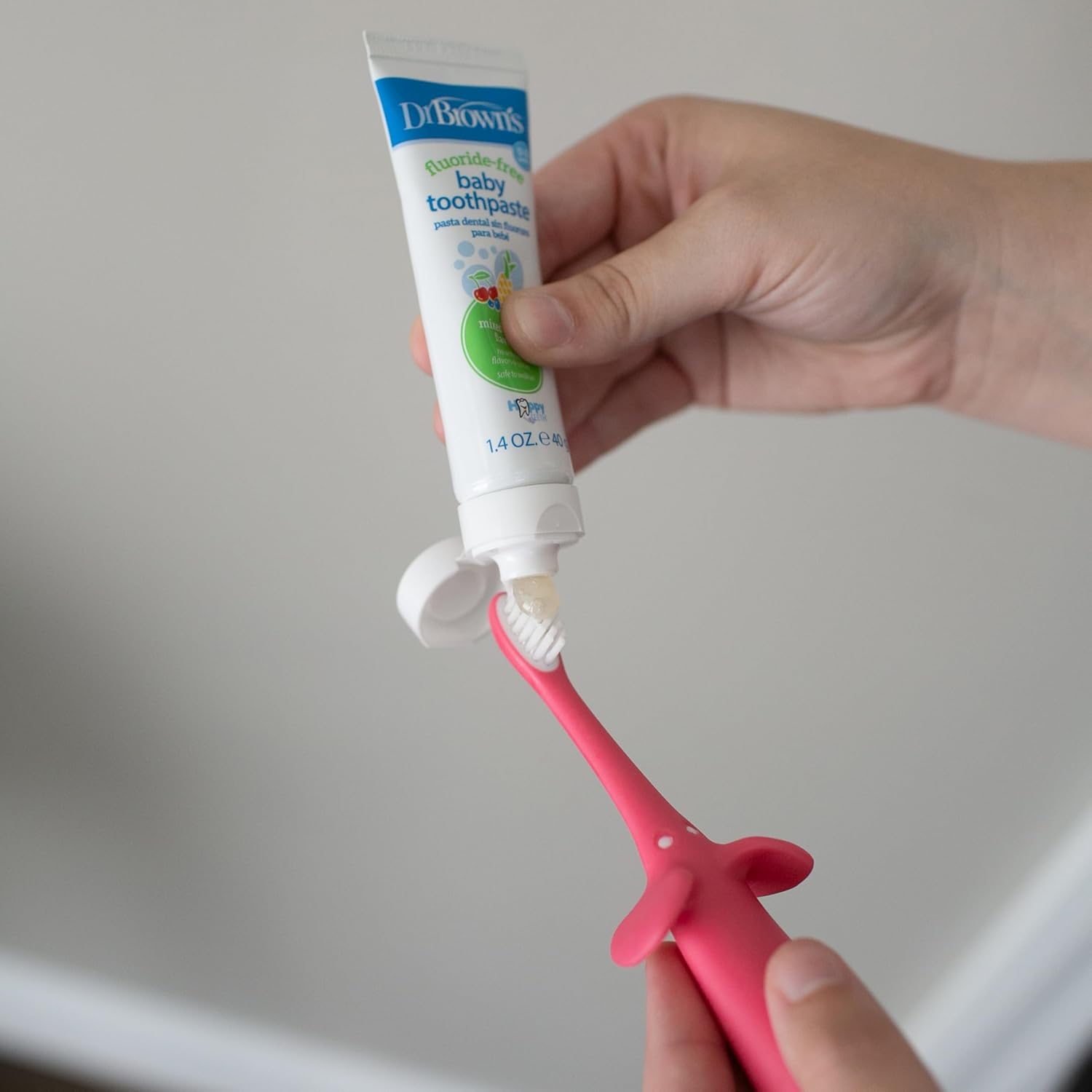 Dr. Brown's Infant-to-Toddler Toothbrush, Pink