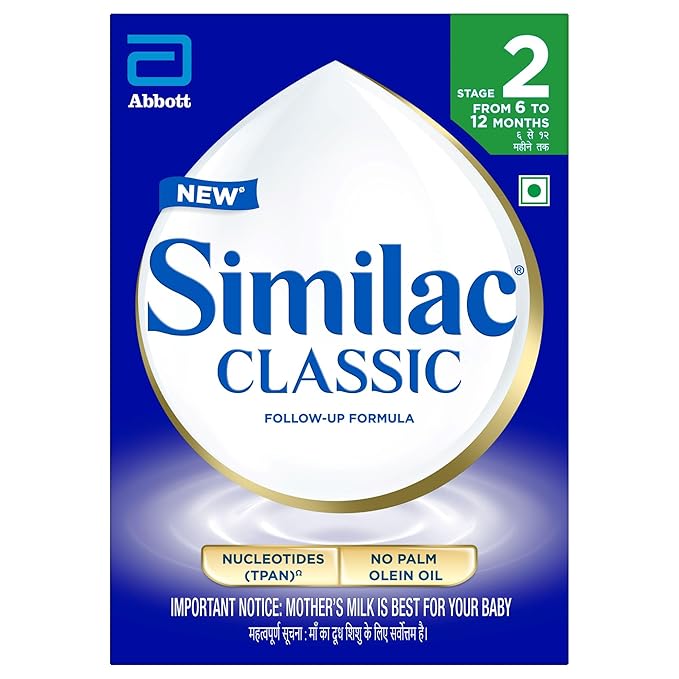 Similac Classic Stage 2 Infant Formula (6 To 12 Months) - 400 Gm Box