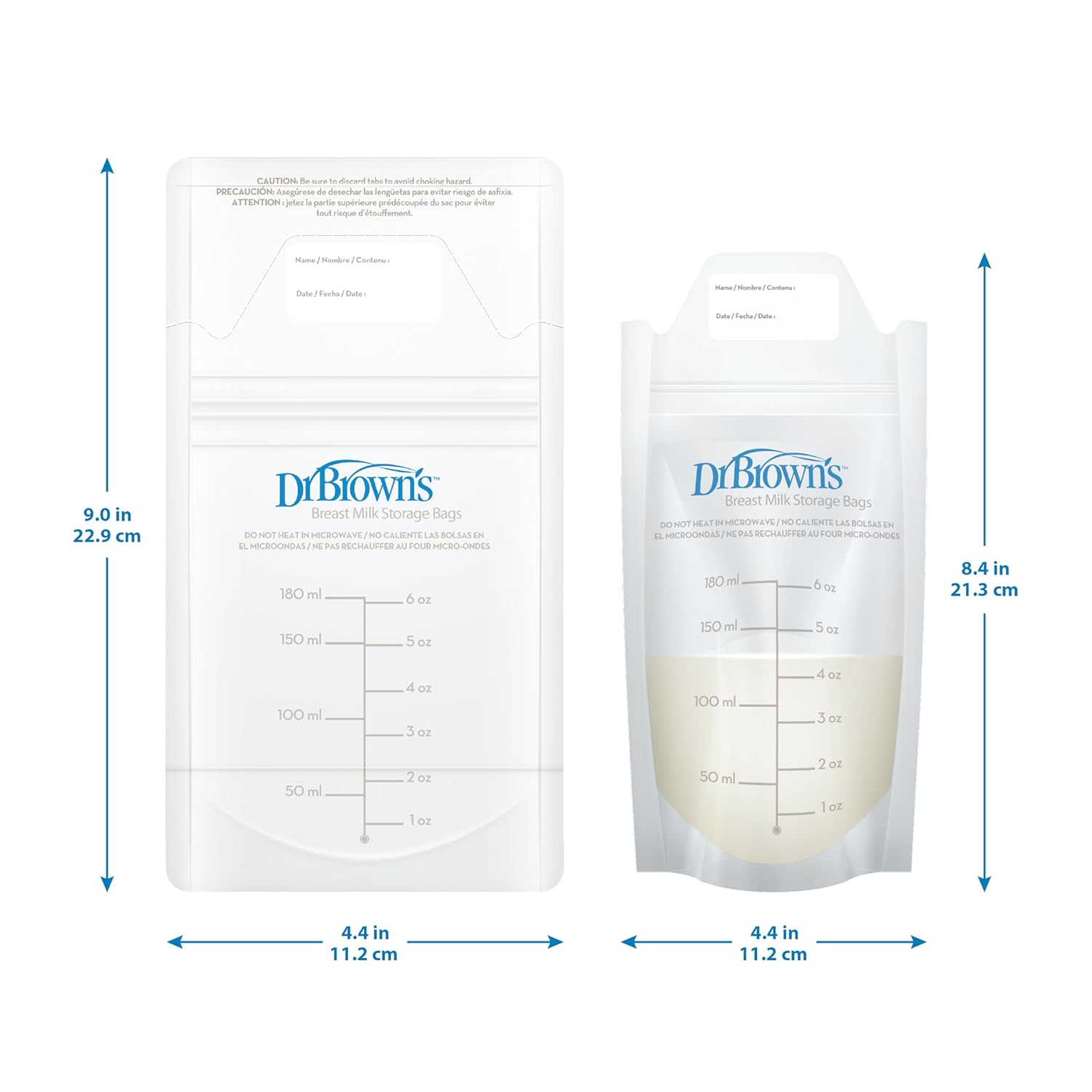 Dr. Brown’S 6 Oz / 180Ml Breast Milk Bag