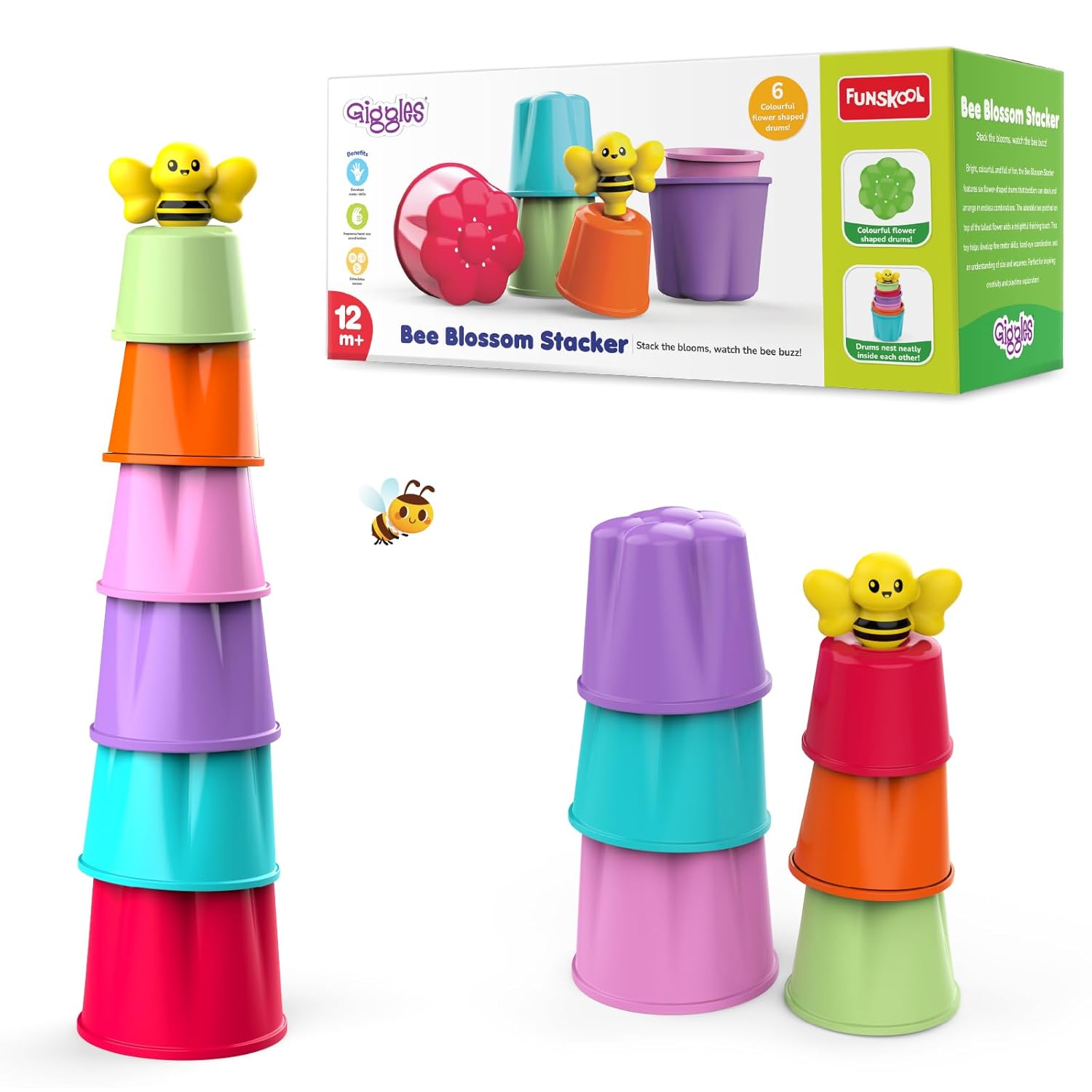 Funskool Giggles Bee Blossom Stacker