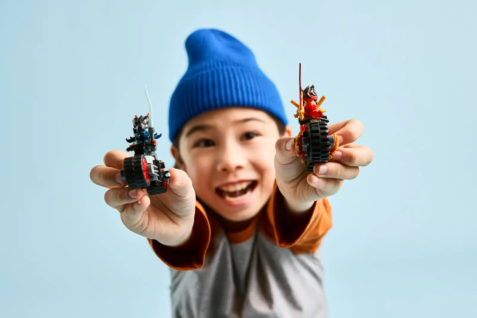 Lego Kai's Motorcycle Speed Race