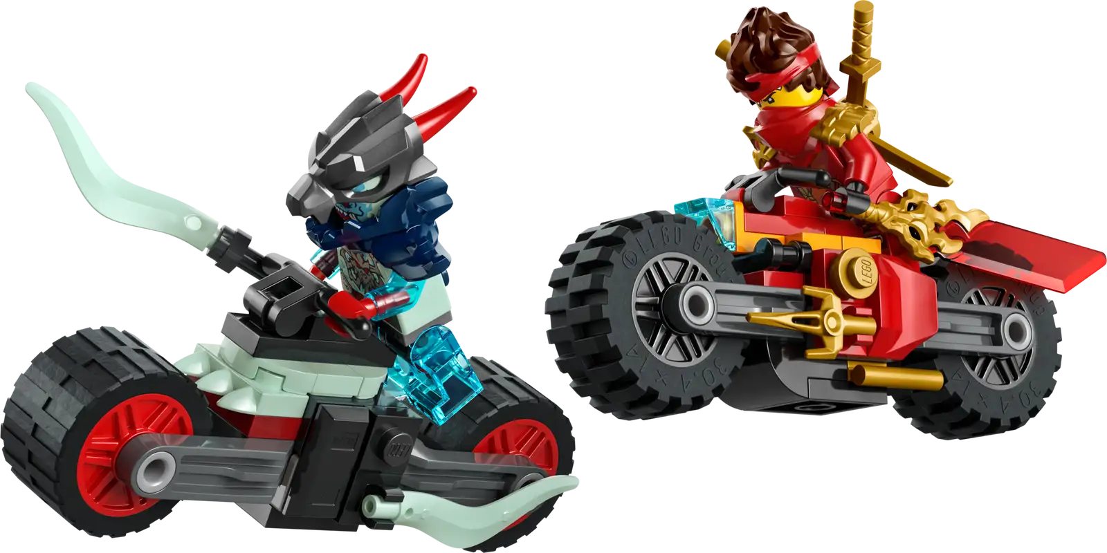 Lego Kai's Motorcycle Speed Race