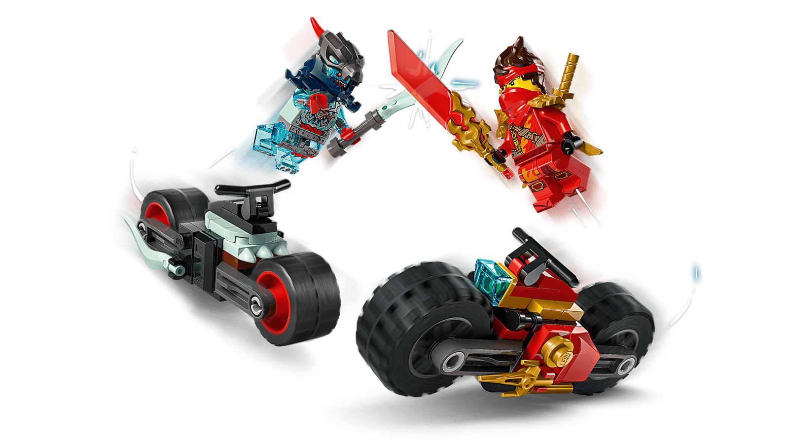 Lego Kai's Motorcycle Speed Race