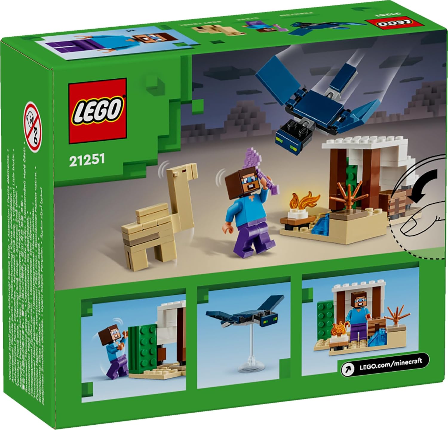 Lego 21251 Minecraft Steve’s Desert Expedition