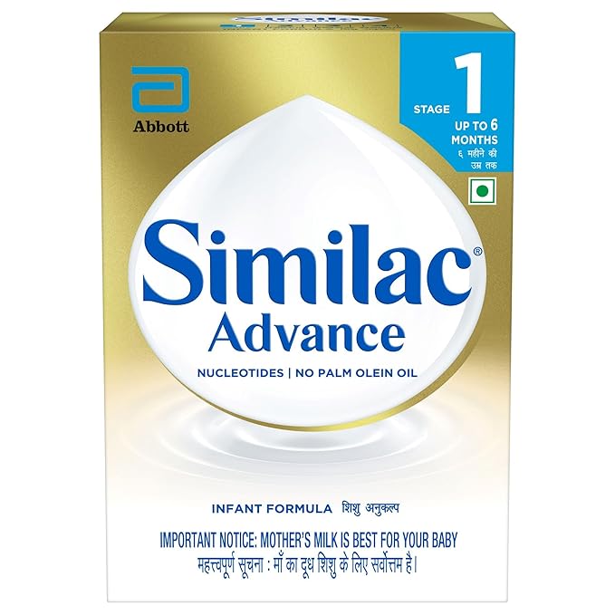 Similac Advance Stage 1 Infant Formula, Up To 6 Months, 400G Box, With Immunity Building Nucleotides At Tpan Level, Powder